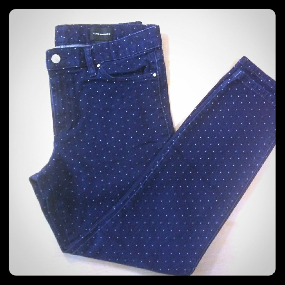 Club Monaco cropped skinny jeans - 10